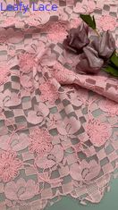 Wzornictwo z liściastego różowego pladu Trwałe i eleganckie Luksusowe dziane Wzornictwo z tkaniny koronkowej Tkanina ślubna Urodziny Przypadki Sequin Plaid Perled Tkanina