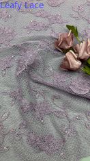 Wzornictwo perłowe w sekwinie Trwałe i eleganckie Luksusowe koronkę Kwiatowe haftowanie tkaniny koronkę tkaniny ślubne urodziny okazje Wysokiej jakości płótno perłowe w sekwinie