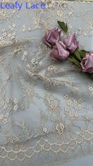 Ślubne przyjęcie Niezbędne Broderia liściana Sznurówka Sznurówka Elegancka Sznurówka Broderowana