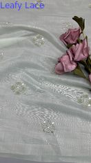 Tłuszcz Tulle Leafy Mesh Tkanina Koronka Tkanina Sequin Metaliczny Nowa kolekcja dla odzieży Design wieczorny