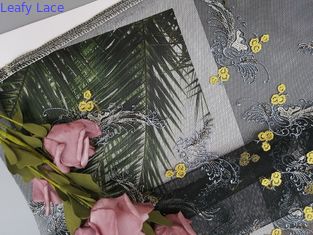 2 Colorway Floral Party Beaded Haft Fabric