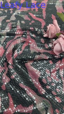 Luxury Zebra-Stripe Embroidery Lace Fabric Elegent Embroidery Fabric 100% Cotton