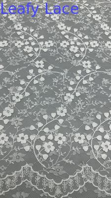 Sequin Embroidery Fabric Elegant Lusiate Breathe Embroidered Lace Fabric Shining Leafy Luxury Occasion Fabric