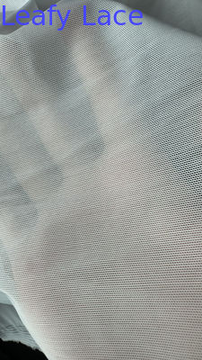 Leafy Luxury High Quality Tulle Mesh Fabric Customized Embroidery Design