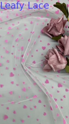 Leafy Fabric Tulle Mesh Fabric For Breathe Love Color For New Arrival SS Season