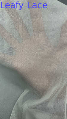 Tulle Mesh Fabric Traditional Embroidered Fabric Hollow up Breathe For Wedding Dresses