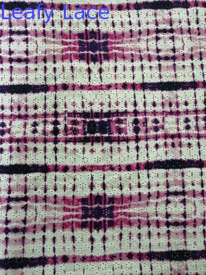 100% Pure Cotton Eyelet Embroidery Digital Printing Fabric