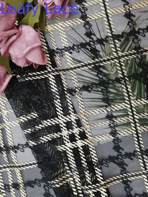 100 Yards Embroidered Lace Fabric