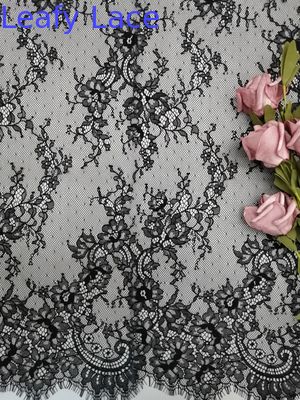 100% Nylon Flower Lace Fabric