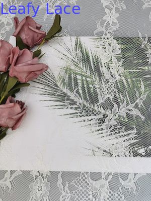 Tulle Mesh Embroidered Cotton Fabric