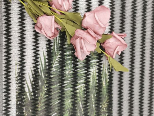 Striped Pleated Lace Fabric Structured tulle