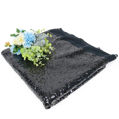 125cm Glitter Sparkly Sequin Embroidered Fabric For Party Dress