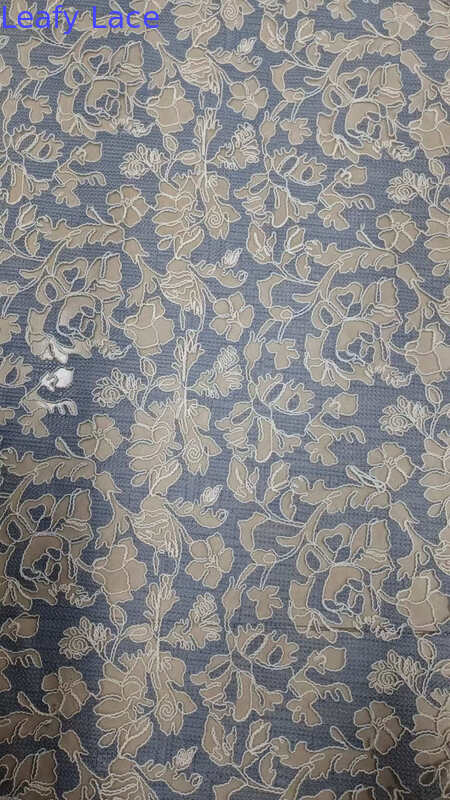 Fashion Lace Fabric for Apparel Manufacturing Hollow-up Floral Lace Fabric for Bridal Dresses
