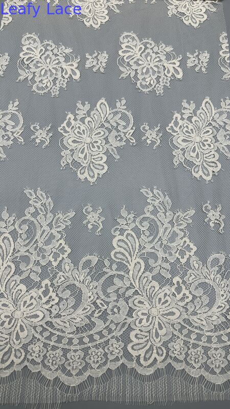 Embroidered Lace Fabric for Wedding Dresses Wholesale Bridal Lace Fabric for Wedding Dress Factories