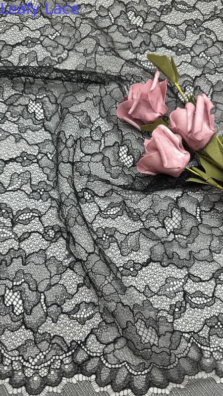 Delicate Lace Fabric for Soft Silhouette Dresses Vintage Style Lace Fabric for Wedding Dresses