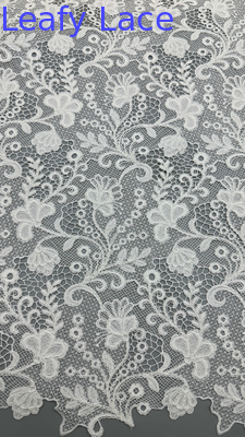 Broderia Tkanina koronka 100% bawełna Luxury Party Style Laser Breathe Broderowana tkanina