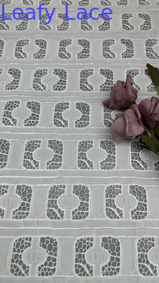 Francuzskie tkaniny z koronkowej koronką liściastej luksusowej siatki Tuli do robienia ubrań DIY