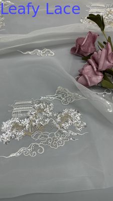 Tulle Mesh Tkanina Koronka Tkanina Sequin Metallic Nowa kolekcja dla odzieży Sukienki i design mody