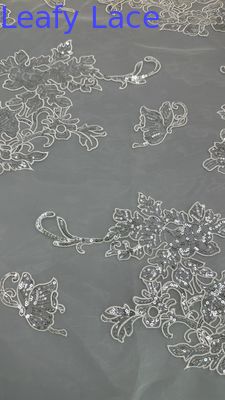 Luxury Sequin Broderowane Tkaniny Koronka Tkanina Nowe kolekcje dla odzieży Sukienki i design mody