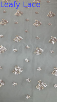 Luxury Sequin Beaded Embroidered Tkanina Koronka Tkanina Nowy przyjście dla okazji mody