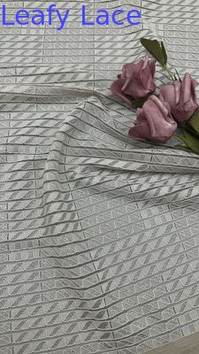 Wzorce wyświetlone z koronkowej tkaniny, eleganckie i oddychające, sukienki imprezowe, ubrania.