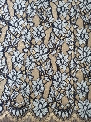 Tone-Tone Color Corded 3d Flower Applique Fabric