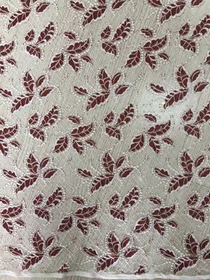 Tone-Tone Color French Chantilly Lace Fabric For Lady Garment