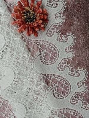 Tkanina z koronki Cutwork Cutwork