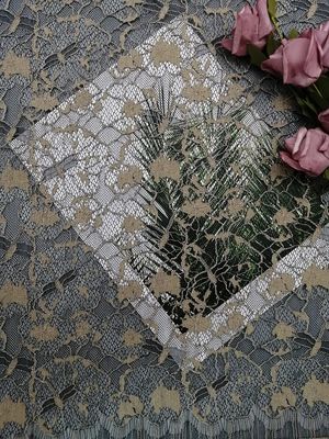 Recycled 142 CM 2 kolory odcień zielonej koronki sznurkowej