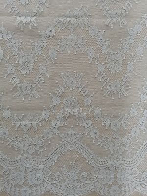Szara 100% nylonowa koronkowa koronka do rzęs z kwiatową koronką 3D