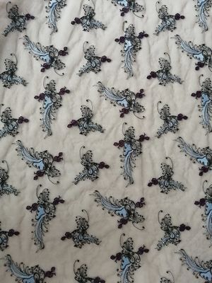 2 Colorway Floral Party Beaded Haft Fabric