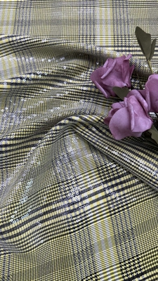 ODM Multi Color Cekin Haftowana Siatka Tkaniny Na Suknię Wieczorową