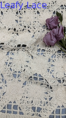 100% polyester sznurówka tkanina pladowana elegancka wysokiej jakości do sukienek imprezowych